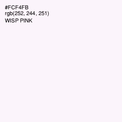 #FCF4FB - Wisp Pink Color Image